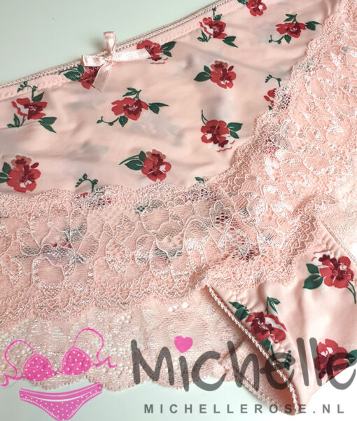 Zachte roze hipster met bloemetjes - Afbeelding 2