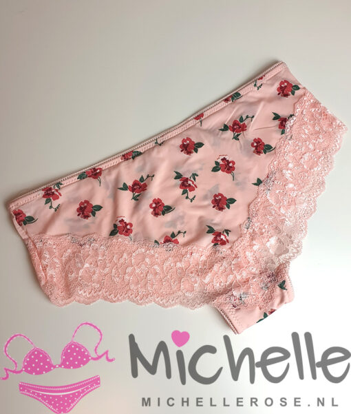 Zachte roze hipster met bloemetjes - Afbeelding 3