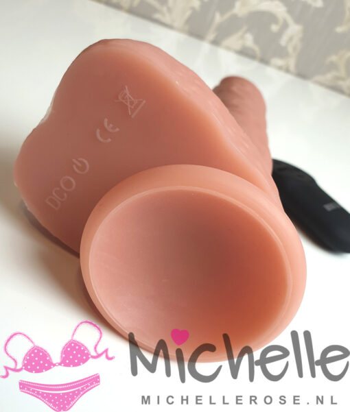 Vibrerende & Stotende Realistische XL Dildo 22cm - Afbeelding 5