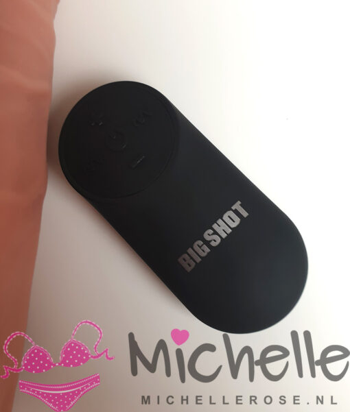 Vibrerende & Stotende Realistische XL Dildo 22cm - Afbeelding 7